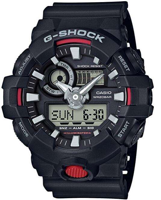 CASIO 卡西欧 G-SHOCK GA-700-1AJF 男士腕表