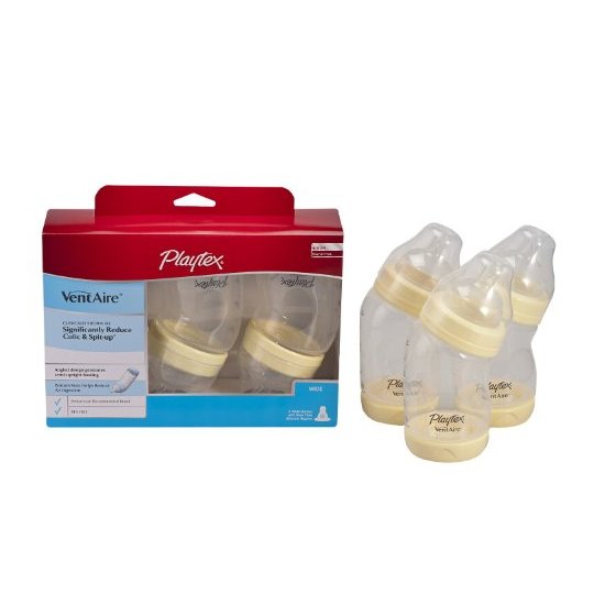 Playtex 倍儿乐 BPA Free Ventaire 婴儿防胀气标准口径奶瓶套装 3个装