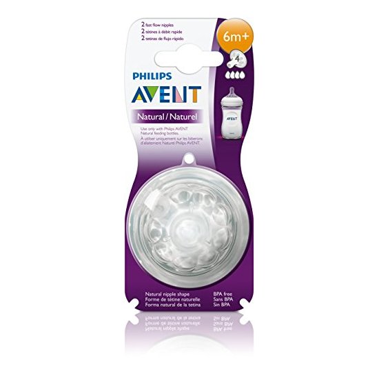 AVENT 新安怡 BPA Free Natural 原生系列奶嘴 2件套