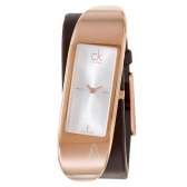 【】Calvin Klein Embody系列 镯式女款时尚石英腕表K3C236G6  $78（约565元）