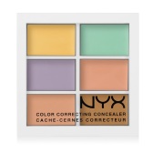 NYX 色彩修正盘 六色遮瑕盘 $10.8（约78元）