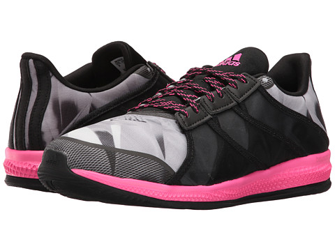 蔡依林同款：Adidas阿迪达斯Gymbreaker Bounce SE女士轻量缓震训练鞋 粉黑配色