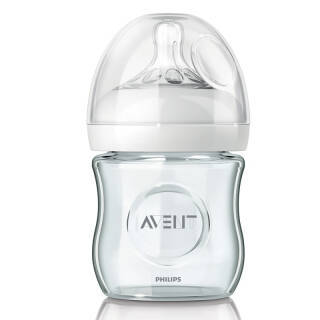 新安怡（AVENT） SCF671/17 宽口径玻璃奶瓶 120ml 45.9元