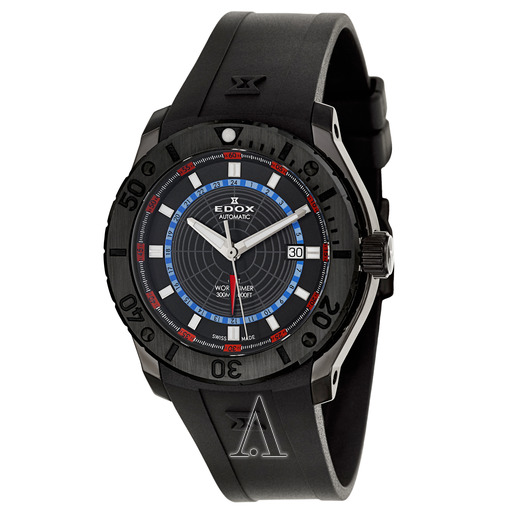 EDOX 依度 Class 1 GMT WorldTimer系列 93005-37N-NOBU 男款机械表