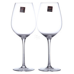 1号店超市 rcoms1950 手工吹制波尔多红酒杯 450ML 二件套 55元 114元