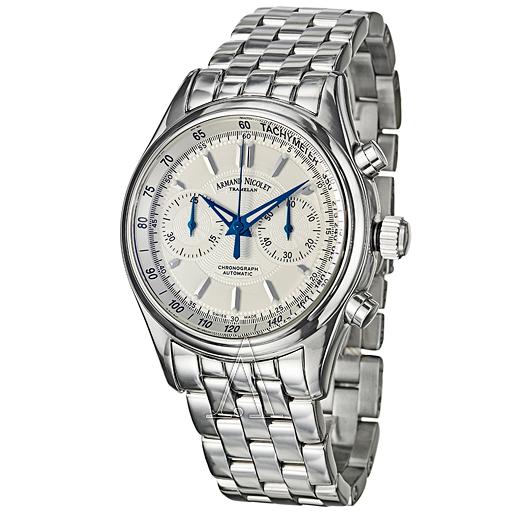折合6650元 ARMAND NICOLET M02系列 9144A-AG-M9140 男士自动机械表