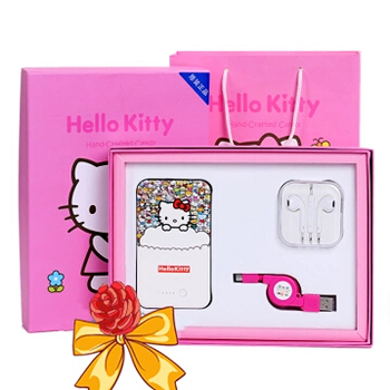 历史新低国美在线 Hello Kitty 充电宝礼盒