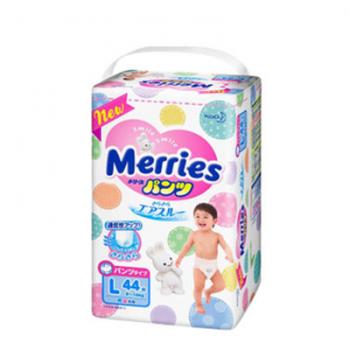 国美在线 日本花王Merries 拉拉裤L44片 大号