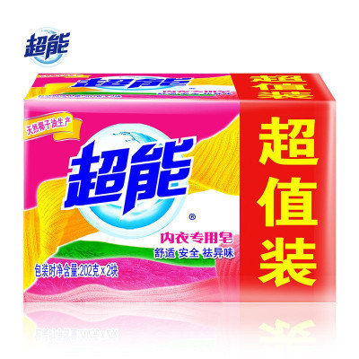 ￥6.5 超能 内衣专用皂 202g*2