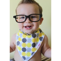 $10.95 HnyBaby 婴儿有机棉时尚围兜 4条装 3款可选