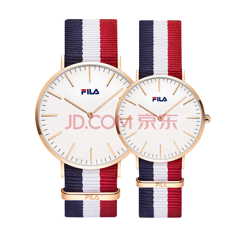 斐乐（FILA）手表 时尚运动休闲防水石英红白蓝表带情侣表FLM/FLL38-778398元