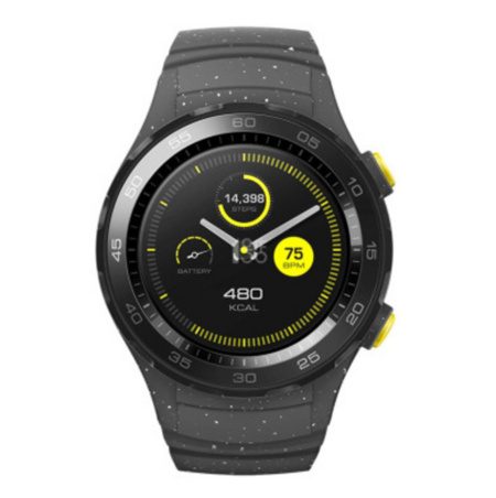 华为（HUAWEI） WATCH 2 智能手表 蓝牙版 星空灰 GPS心率 NFC支付 ￥1349