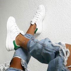 【码全 史低价 免邮！】Adidas 阿迪达斯 Stan Smith 大童款休闲运动鞋 $35（约254元）