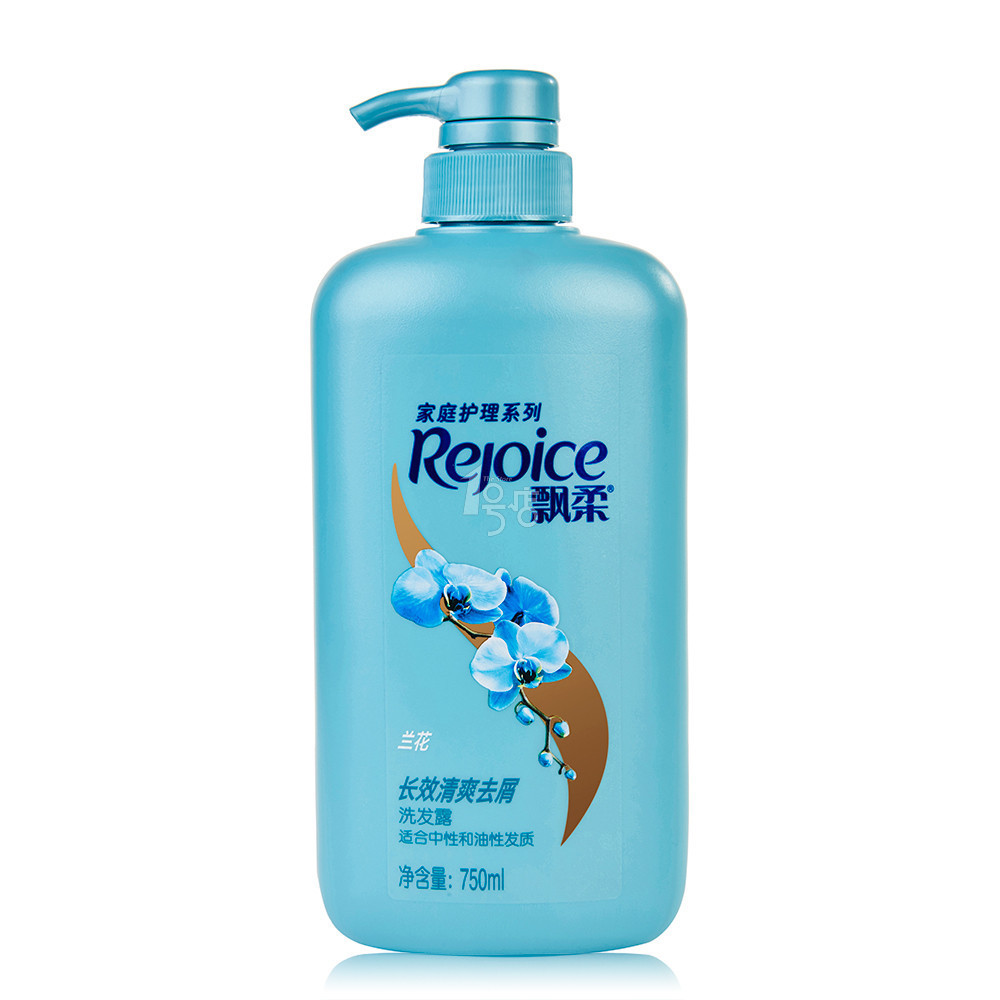 Rejoice 飘柔 家庭护理 兰花长效清爽去屑 洗发露 750ml 19.9元
