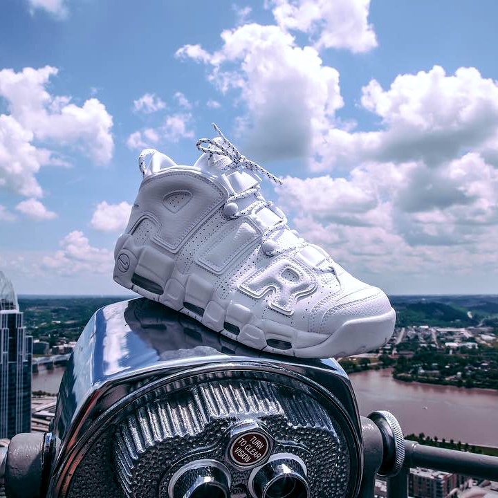 纯白大AIR!Nike Air More Uptempo '96 耐克官网1299元有售