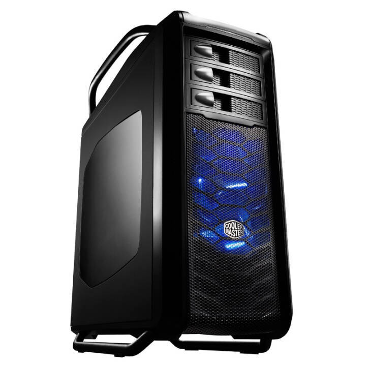 679.15元 酷冷至尊(CoolerMaster)克斯摩SE侧透版 黑色 中塔式机箱(支持ATX主板/支持水冷/侧透)