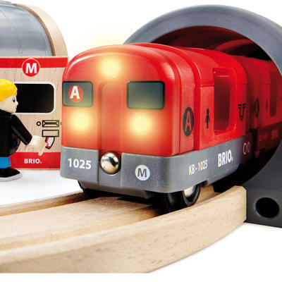 BRIO 33513 声光地铁车站套装 经久耐用 安全可靠 ￥229