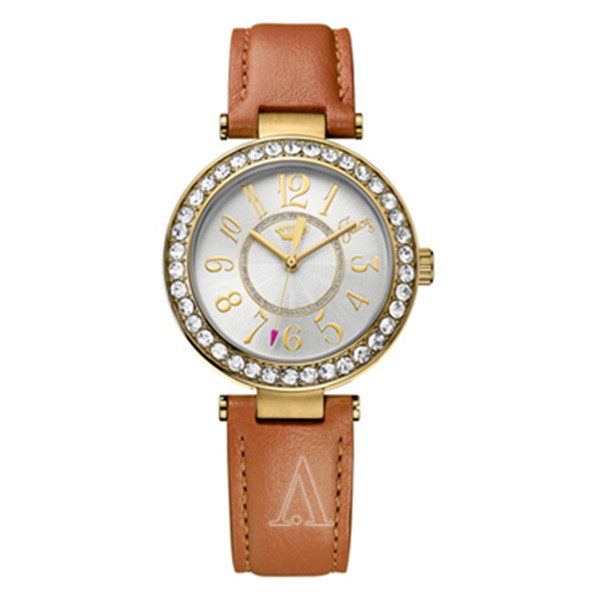 独特造型！ Juicy Couture 1901397水晶日本石英时尚女表 $49.00（转运到手约￥393）