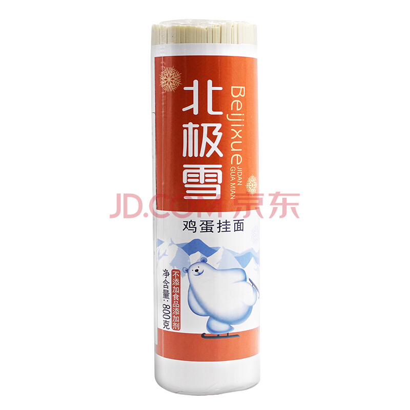 ￥3.99 【某东超市】金沙河 挂面 北极雪鸡蛋挂面 800g