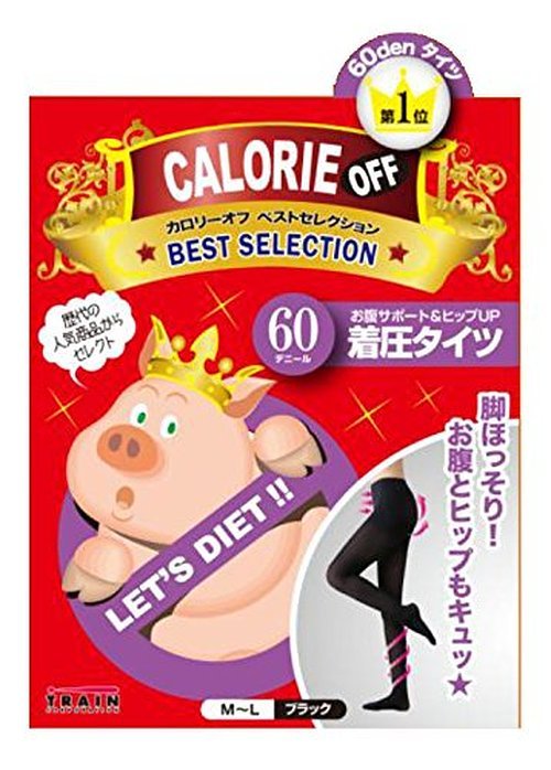 Calorie off 小猪瘦腿袜 60DEN 1000日元（约60.5元）