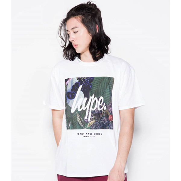 潮流休闲！HYPE LOGO图案印花T恤 119元（需邮费）