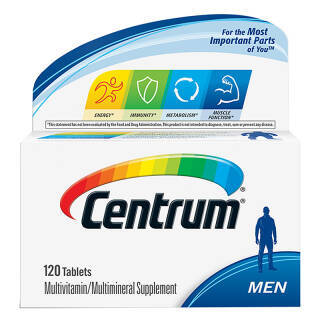 善存（Centrum） 男士复合维生素多种营养素矿物质 120粒 79元