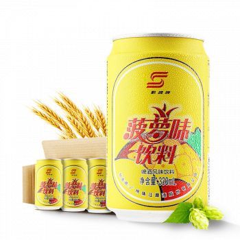 京东商城 珠江啤酒 凯旋牌 菠萝味啤酒 330ml*24听 整箱81.9元 需凑单