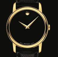 鑫胖同款！MOVADO 摩凡陀 2100005/ 2100006 男/女款时装腕表 	 199美元约￥1353（京东3045元）