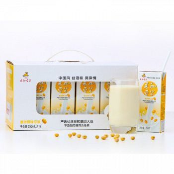苏宁易购 永和豆浆 香浓原味礼盒装 250ml*12盒19元 已降19元，2件5折后