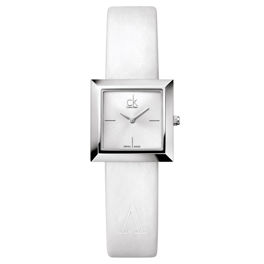 CALVIN KLEIN K3R231L6 MARK 女士纯白手表 $65，转运约500元