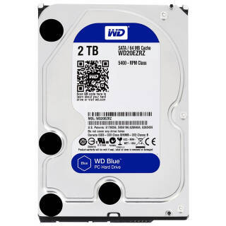 西部数据（WD） WD20EZRZ 台式机硬盘 蓝盘 2TB 390元