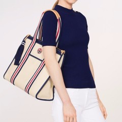【仅剩1只！】Tory Burch 汤丽柏琦 精致帆布托特包 $179（约1297元）
