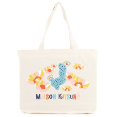 巴黎小众文青品牌 Maison Kitsune 帆布袋 $55（约398元）