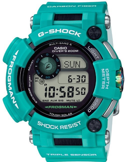 卡西欧（CASIO） G-SHOCK GWF-D1000MB-3JF 六局电波光能蛙人潜水表 100860日元（约6162.55元）