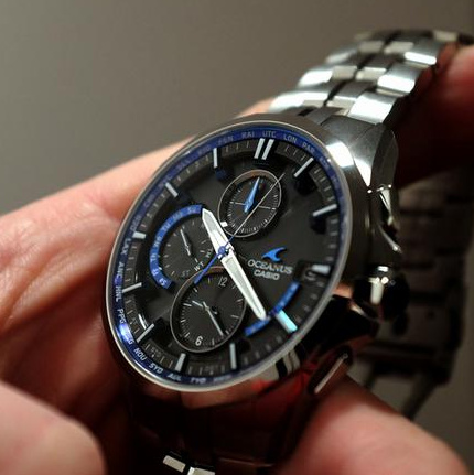卡西欧（CASIO） OCEANUS MANTA 海神系列世界6局電波表OCW-S3000-1AJF 太阳能机芯+6马达机芯 ￥6875