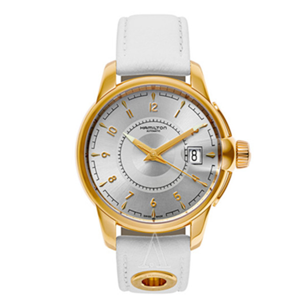 简约精致！Hamilton H40445955镀金瑞士自动机械男表 $399（转运到手约￥2874）