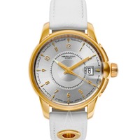 $399 ( 原价$945 ) 包邮 Hamilton 美国经典铁路系列镀金瑞士自动机械男表特卖