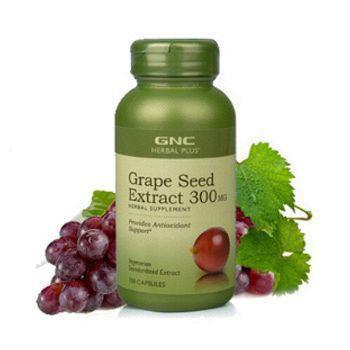 1药网 GNC 葡萄籽提取物胶囊 300mg 100粒*2瓶139元包邮包税 已降80元