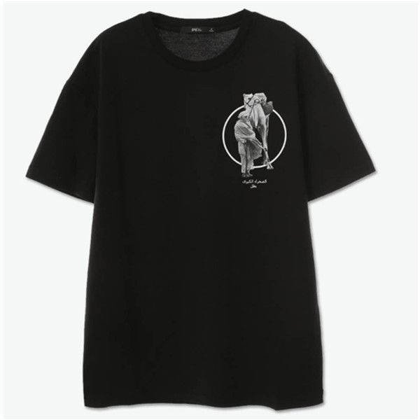 潮流时尚！gxg.jeans 图案印花圆领短袖T恤 99元