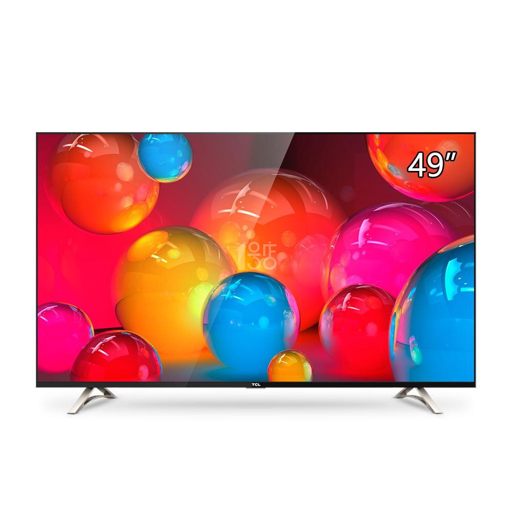 TCL 49英寸 4K超高清智能云电视机 D49A620US 黑色 2499元