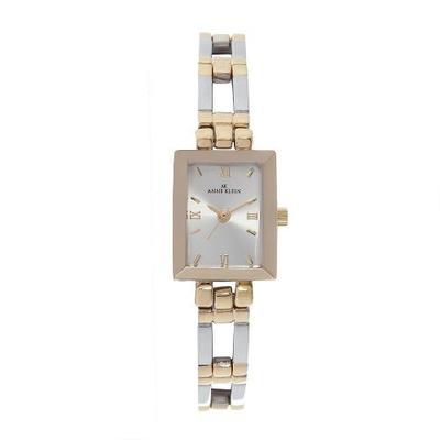 时尚方形！Anne Klein 104899SVTT 女士手镯手表 $30.30（到手约￥260）
