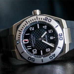 HAMILTON 卡其海军系列 sub H78615335 男款机械表 $338，免费直邮