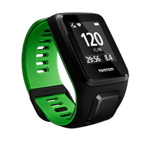 TomTom Runner3 心率款Cardio GPS光学心率腕表 跑步游泳铁三健身运动手表 黑绿色L码 899元