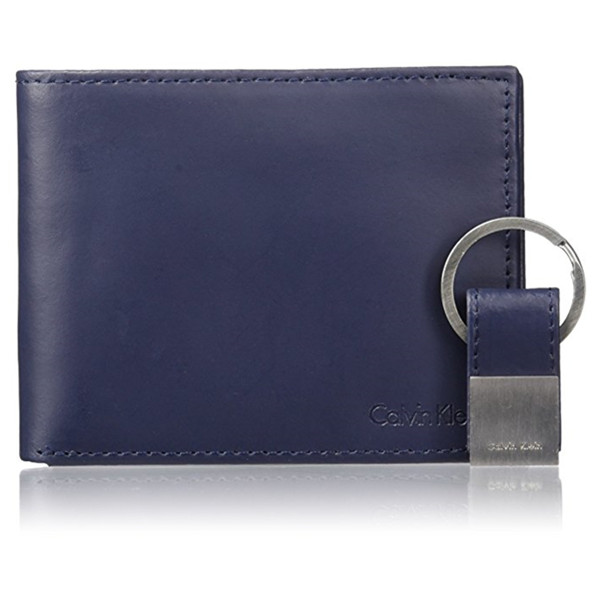 质感真皮！Calvin Klein RFID Blocking 真皮钱包 $16.99（转运到手约￥166）