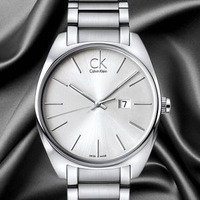 $68 ( 原价$290 ) Calvin Klein Exchange系列瑞士石英时装男表特卖