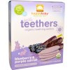 折合30.38元 Nurture Inc. (Happy Baby), Gentle Teethers, 有机咀嚼饼，蓝莓和紫胡萝卜，12包，每包2片，0.14 盎司 (4 克)