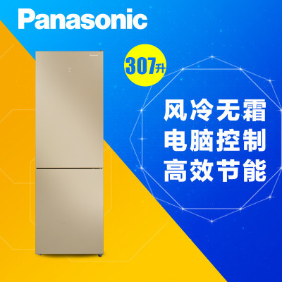 ￥2599 松下(Panasonic) NR-B290JD-XN 307L 高效节能 速冻速冷 时尚造型 全风冷无霜 双门冰箱