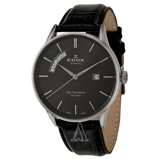 EDOX 依度 Les Vauberts系列 83010-3N-NIN自动机械男表 $319 免费直邮到手￥2106