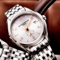 $1188 (原价$2950) 国内2W1+ BAUME AND MERCIER Clifton 系列机械正装男表