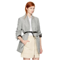 Isabel Marant Grey Herringbone Elis Coat 灰色大衣